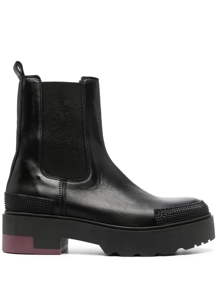 Кожаные ботильоны Tommy Hilfiger black