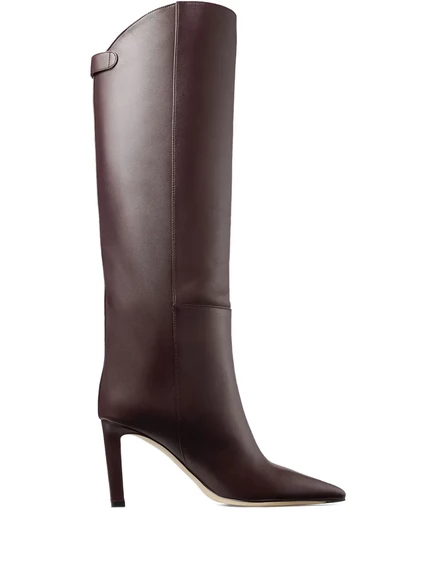 Сапоги до колена Jimmy Choo 85 мм Alizze brown