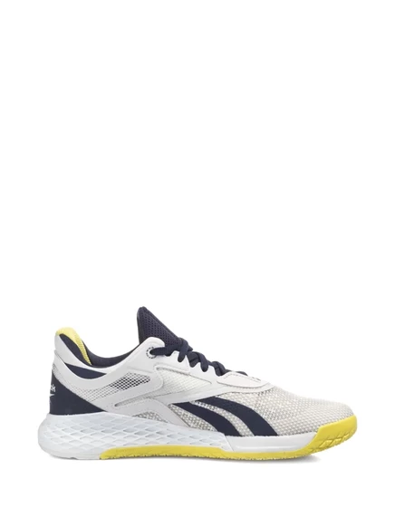 Женские кроссовки Reebok Nano X низкие, бело-тёмно-синие