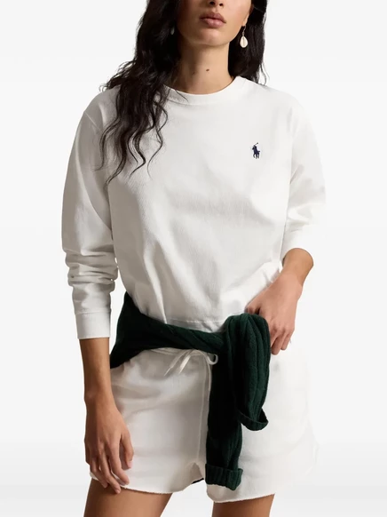 Женский лонгслив Polo Ralph Lauren, белый