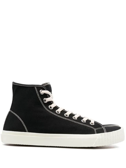 Мужские высокие кеды Maison Margiela Tabi, черные