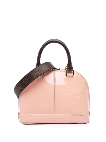 Сумка Vernis Miroir Alma BB, бывшая в употреблении у Louis Vuitton в 2019 году pink