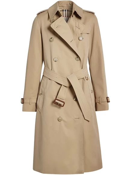 Женский тренч Burberry Kensington Heritage, коричневый