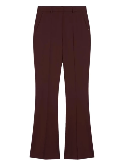 Брюки-клеш Sportmax, сшитые на заказ red