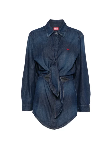 Женское платье Diesel tie-front, синее