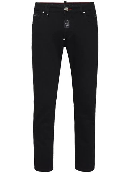Мужские узкие джинсы Philipp Plein, черные