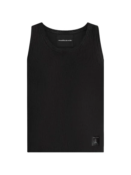 Мужская майка Manière De Voir VS001 из хлопка, черная