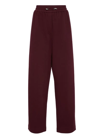 Женские джоггеры Brunello Cucinelli на резинке, красные