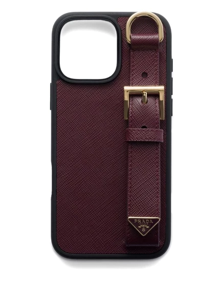Чехол для телефона из сафьяновой кожи Prada red