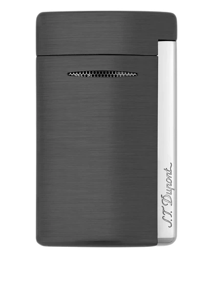 Зажигалка S.T. Dupont шлифованная, антрацитовая