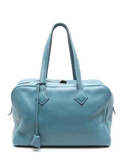 Сумка-тоут Hermès Victoria II 35, бывшая в употреблении blue