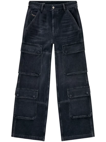 Мужские джинсы Diesel D-Touch прямые, черные
