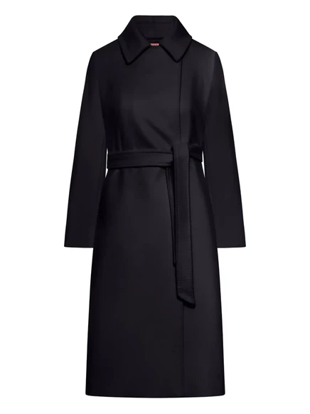 Двубортное пальто Max Mara Bcollag black