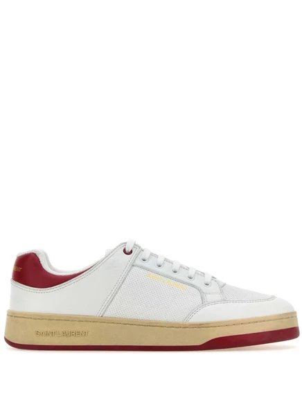 Кожаные кроссовки Saint Laurent SL/61 white