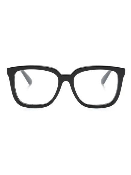 Очки в квадратной оправе с логотипом Gucci Eyewear black