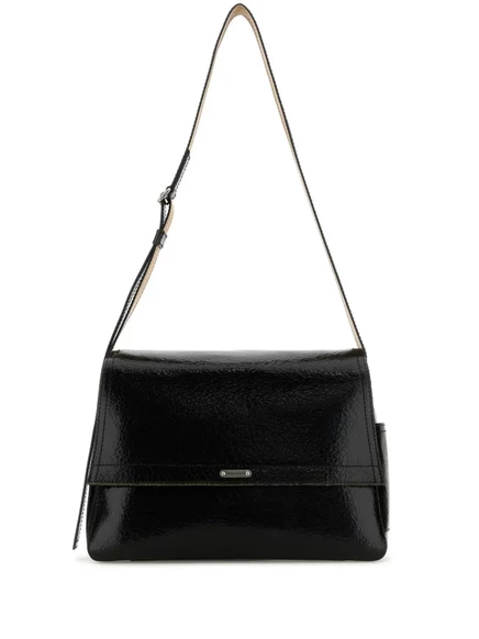 Мужская сумка-тоут Alexander McQueen из телячьей кожи, черная