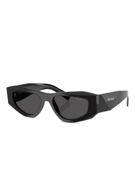 Солнцезащитные очки в геометрической оправе Prada Eyewear black