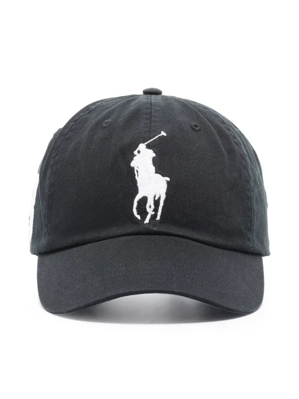 Мужская хлопковая кепка Polo Ralph Lauren Polo Pony, черная