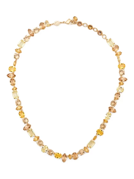 Женское ожерелье Swarovski Gema позолоченное, золотистое