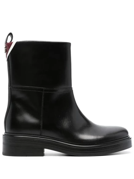 Крутые кожаные ботильоны Tommy Hilfiger  black