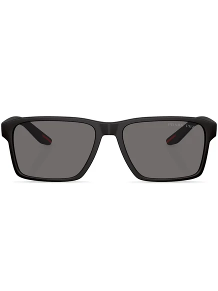 Мужские солнцезащитные очки Prada Eyewear прямоугольные, черные