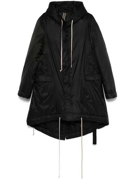 Парка с рыбьим хвостом от Rick Owens DRKSHDW black
