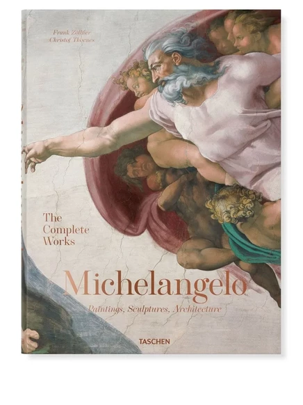 Альбом Taschen Michelangelo. The Complete Works, коричневый