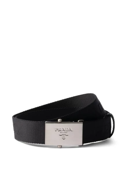 Пояс-лента с логотипом Prada black
