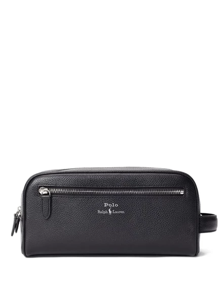 Косметичка Polo Ralph Lauren с логотипом, черная