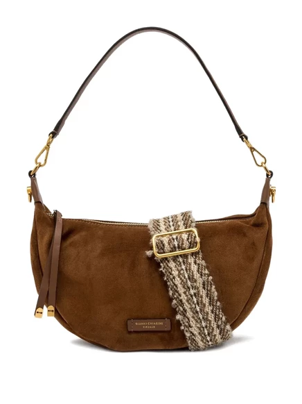 Сумка через плечо GIANNI CHIARINI Aisha на молнии brown
