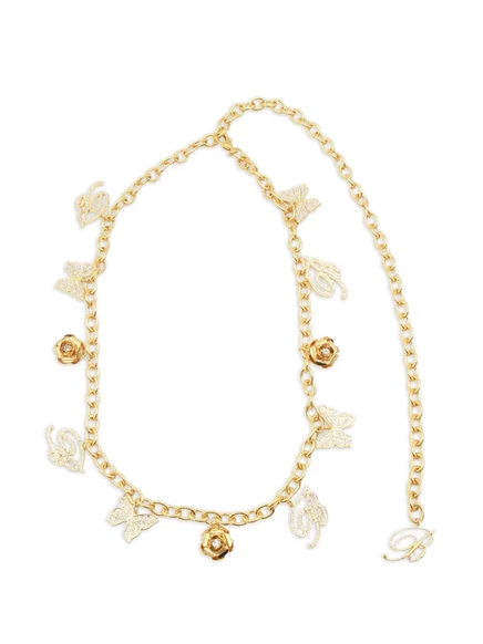 Женский ремень Blumarine с цепью, золотой