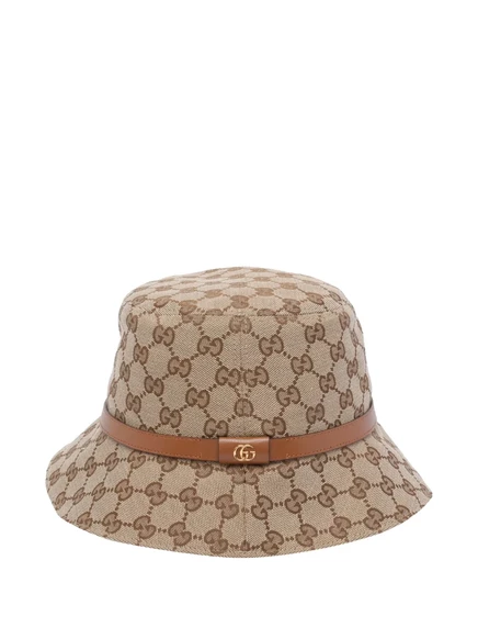 Женская кепка Gucci из GG-канваса, бежевая