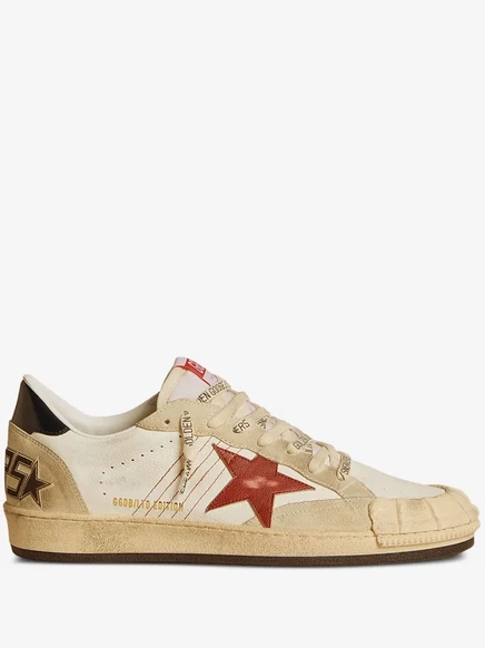 Мужские кроссовки Golden Goose Ball Star, бежевые