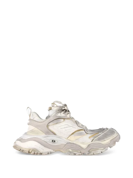 Кроссовки Balenciaga Pre-Owned Cargo потертые, бежевые