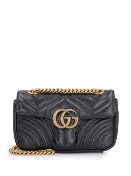 Сумка через плечо Gucci mini GG Marmont black