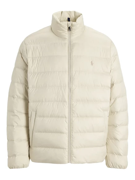 Мужская стеганая куртка Polo Ralph Lauren Colden на молнии, песочная