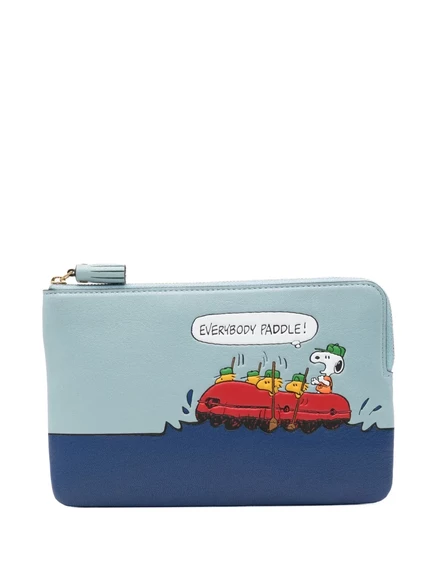Унисекс клатч Anya Hindmarch Snoopy, голубой