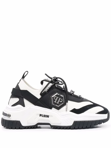 Кроссовки Philipp Plein Predator с низким берцем white