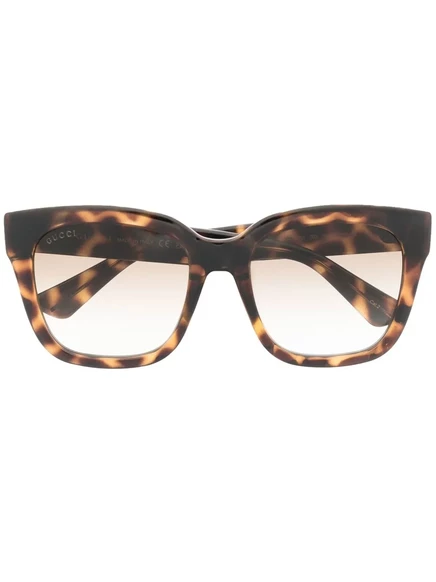 Женские солнцезащитные очки Gucci Eyewear, коричневые