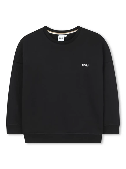 Толстовка BOSS Kidswear с круглым вырезом горловины