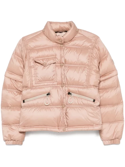 Женская пуховая куртка Moncler Grenoble Mauduit, светло-розовая