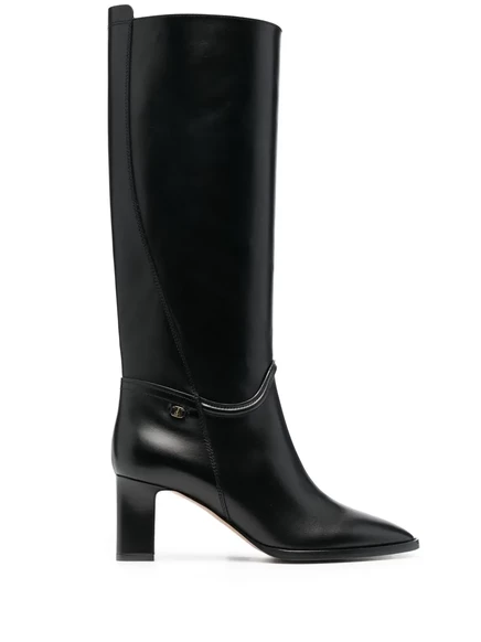 Женские сапоги Ferragamo Torris до колена, черные