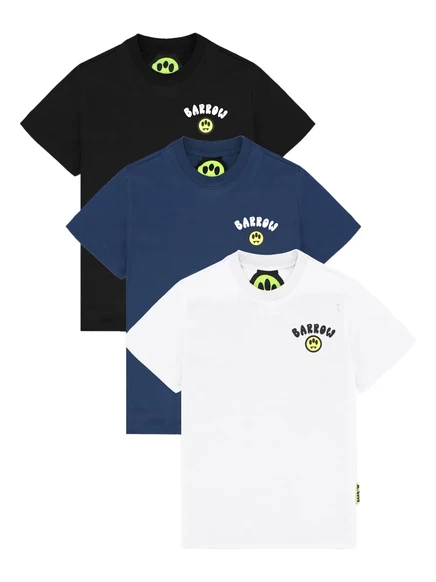 Три комплекта хлопчатобумажных футболок Barrow kids white
