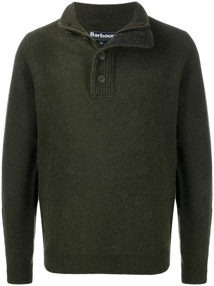 Свитер Barbour с высоким воротом green