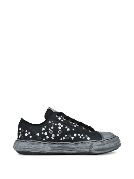 Кроссовки Maison MIHARA YASUHIRO Peterson 23 OG с декором, черные