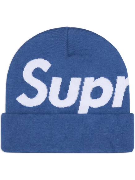 Мужская шапка-бини Supreme Intarsia, синий