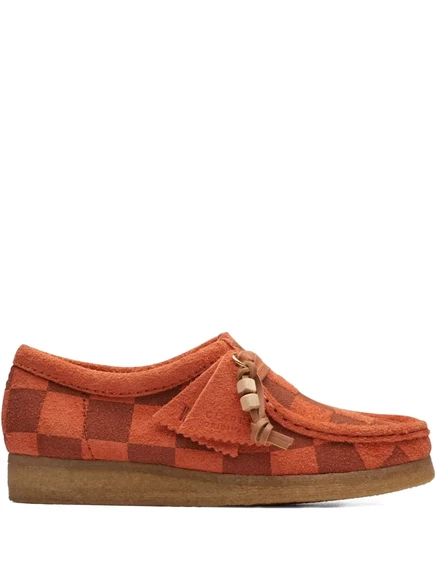 Женские лоферы Clarks Originals Wallabee, оранжевые