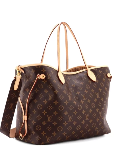 Женская сумка-тоут Louis Vuitton Neverfull GM, коричневая