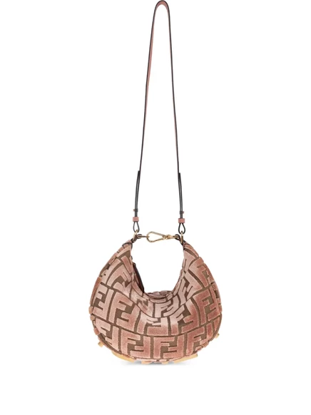 Женская мини-сумка Fendi Fendigraphy, розовая