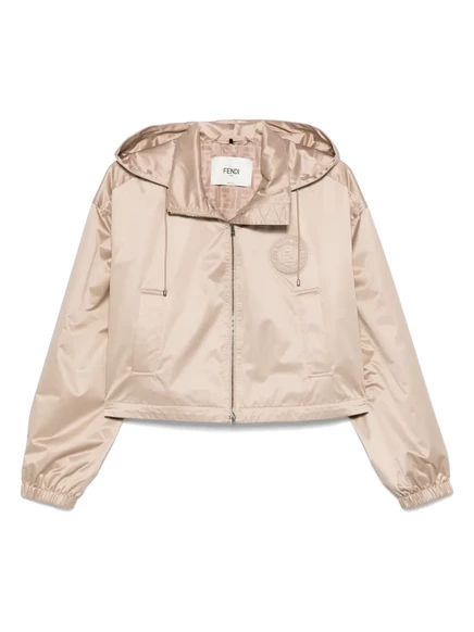 Куртка с нашивкой с логотипом FENDI neutrals